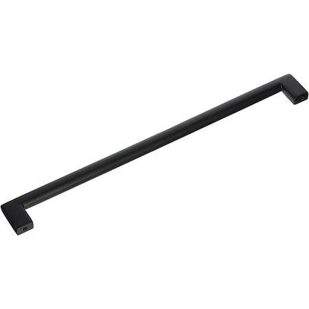 Patioplus 12 in. Center to Center Trail Cabinet Pull, Flat Black PA2056029